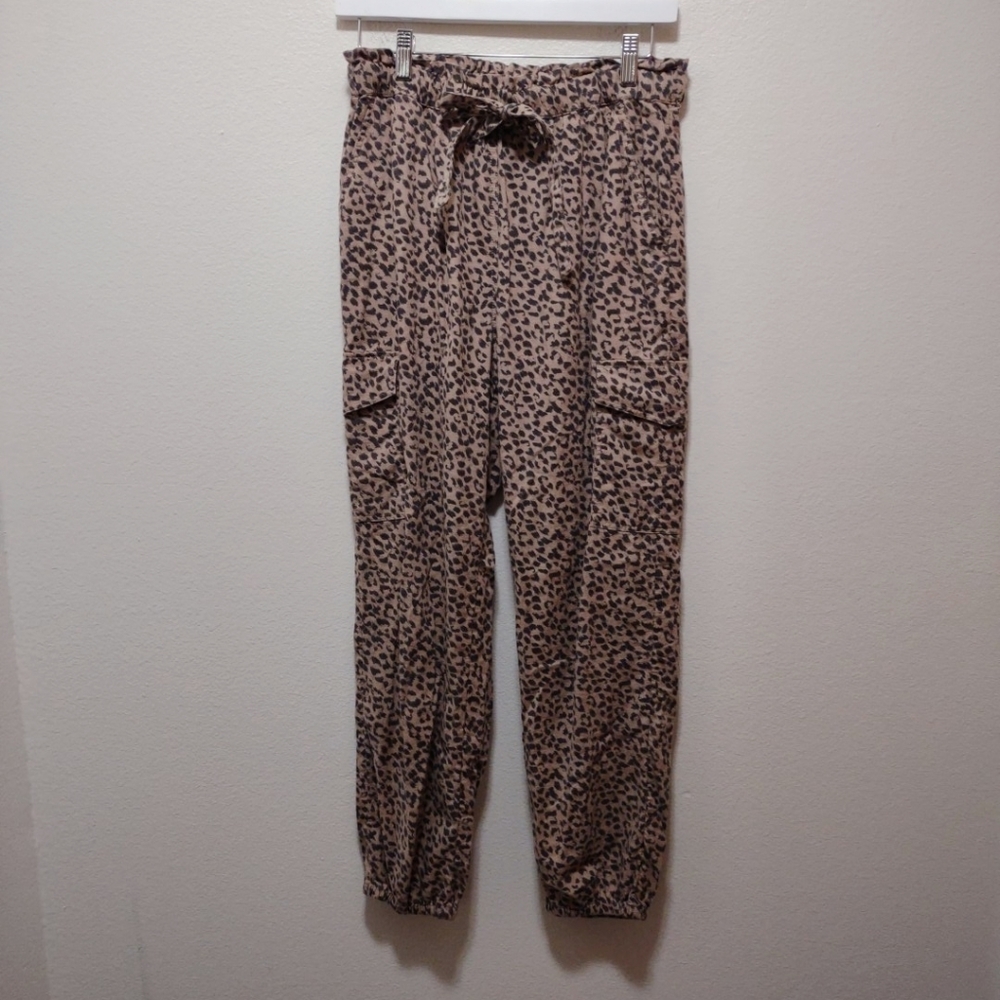 Aerie Cheetah Print Joggers Small